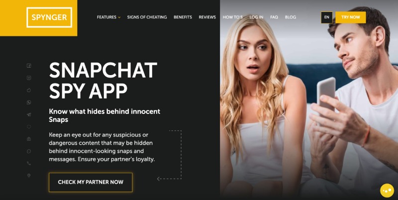 spynger snapchat